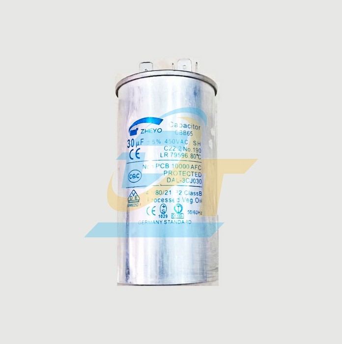 Tụ nh&ocirc;m CBB65 450V 30uF  China | Gi&aacute; rẻ nhất - C&ocirc;ng Ty TNHH Thương Mại Dịch Vụ Đạt T&acirc;m