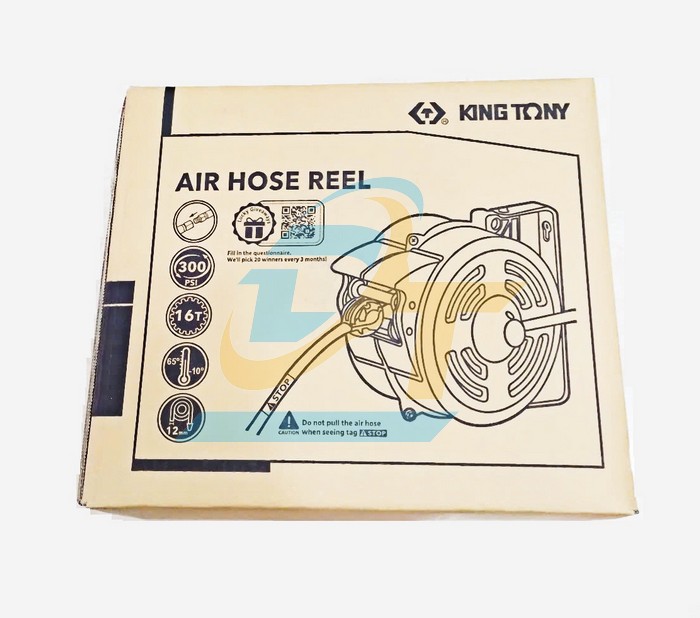 Cuộn d&acirc;y hơi tự r&uacute;t 8x12mm 15M Kingtony 79910-15  KingTony | Gi&aacute; rẻ nhất - C&ocirc;ng Ty TNHH Thương Mại Dịch Vụ Đạt T&acirc;m