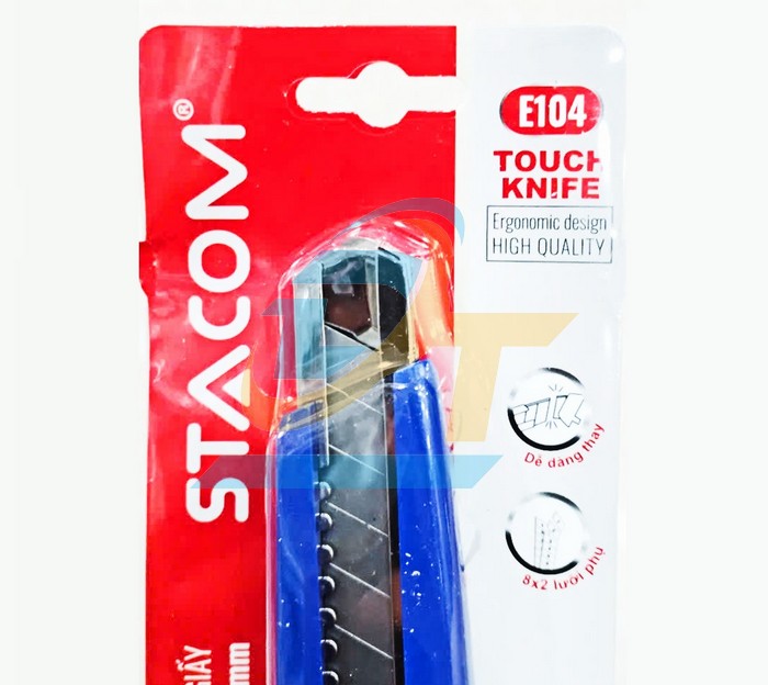 Dao rọc giấy 18mm kh&oacute;a vặn Stacom E104  STACOM | Gi&aacute; rẻ nhất - C&ocirc;ng Ty TNHH Thương Mại Dịch Vụ Đạt T&acirc;m