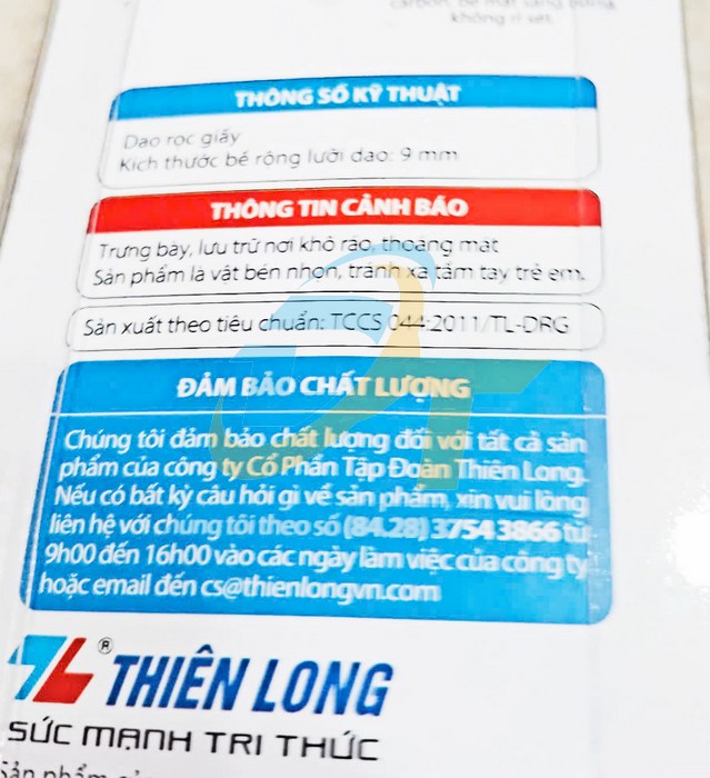 Dao rọc giấy Flexoffice Thi&ecirc;n Long FO-KN03  ThienLong | Gi&aacute; rẻ nhất - C&ocirc;ng Ty TNHH Thương Mại Dịch Vụ Đạt T&acirc;m