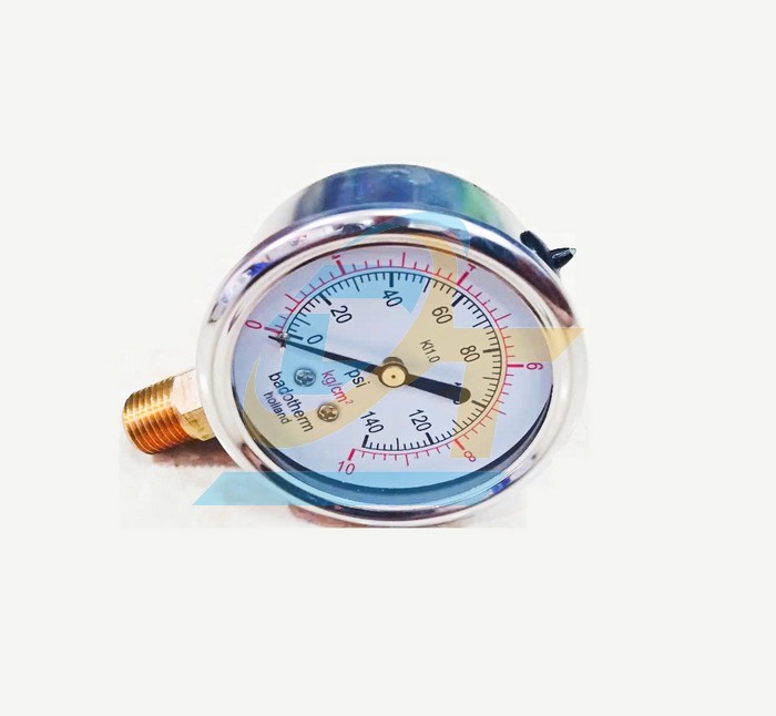 Đồng hồ đo &aacute;p suất Badotherm 63mm 0-10kg/cm2 (Ch&acirc;n đứng ren 1/4" NPT)  BADOTHERM | Gi&aacute; rẻ nhất - C&ocirc;ng Ty TNHH Thương Mại Dịch Vụ Đạt T&acirc;m