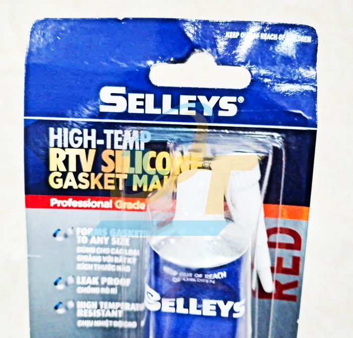 Keo thế ron đỏ Selleys High-temp RTV Silicone 85g  Selleys | Gi&aacute; rẻ nhất - C&ocirc;ng Ty TNHH Thương Mại Dịch Vụ Đạt T&acirc;m