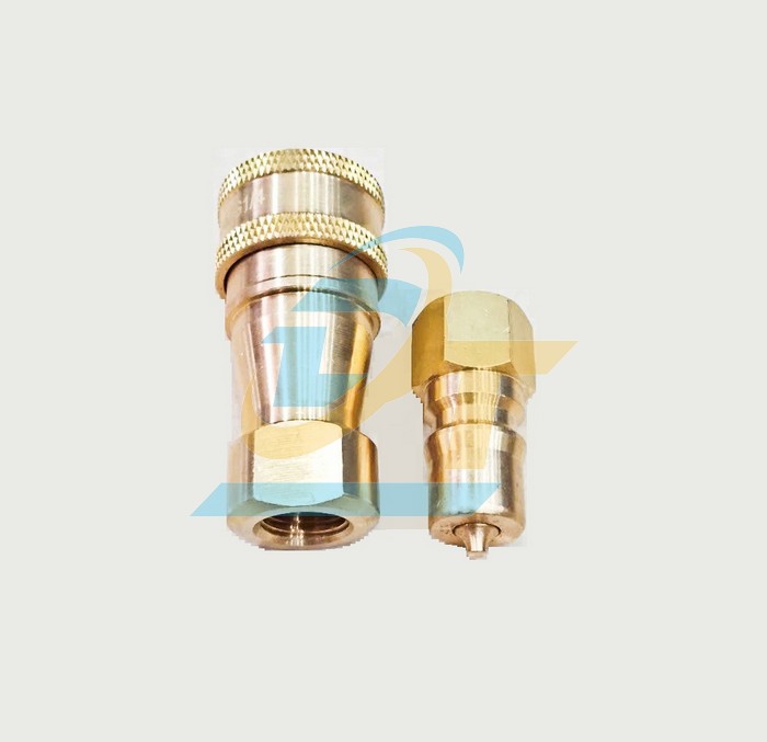 Khớp nối nhanh thủy lực đồng thau KZD 1/4" - 13mm (Đực - C&aacute;i)  China | Gi&aacute; rẻ nhất - C&ocirc;ng Ty TNHH Thương Mại Dịch Vụ Đạt T&acirc;m