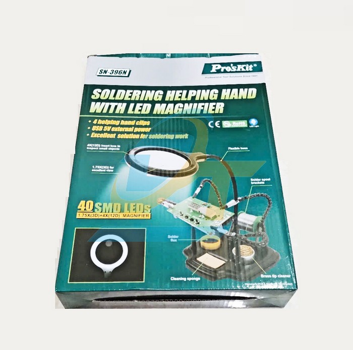 K&iacute;nh l&uacute;p kẹp board 1.75X (3D) + 4X (12D) Pro'skit SN-396N  Pro'skit | Gi&aacute; rẻ nhất - C&ocirc;ng Ty TNHH Thương Mại Dịch Vụ Đạt T&acirc;m