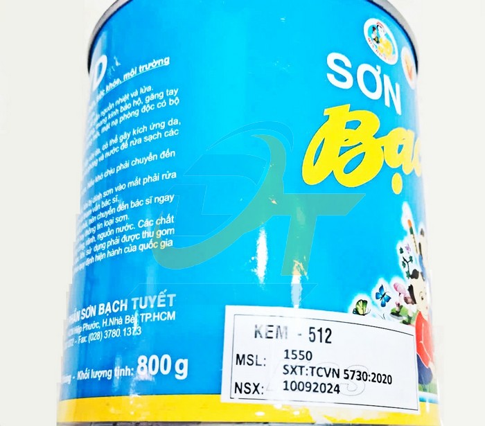 Sơn Alkyd (b&oacute;ng) Bạch Tuyết 0.8kg - M&agrave;u kem 512  BachTuyet | Gi&aacute; rẻ nhất - C&ocirc;ng Ty TNHH Thương Mại Dịch Vụ Đạt T&acirc;m