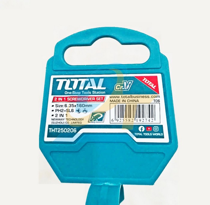 Tua v&iacute;t 2 đầu dẹp v&agrave; bake 160mm Total THT250206  Total | Gi&aacute; rẻ nhất - C&ocirc;ng Ty TNHH Thương Mại Dịch Vụ Đạt T&acirc;m