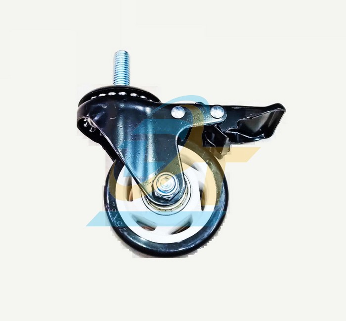 B&aacute;nh xe nhựa PVC phi 70 c&agrave;ng xoay c&oacute; kh&oacute;a (Cọc v&iacute;t)  VietNam | Gi&aacute; rẻ nhất - C&ocirc;ng Ty TNHH Thương Mại Dịch Vụ Đạt T&acirc;m