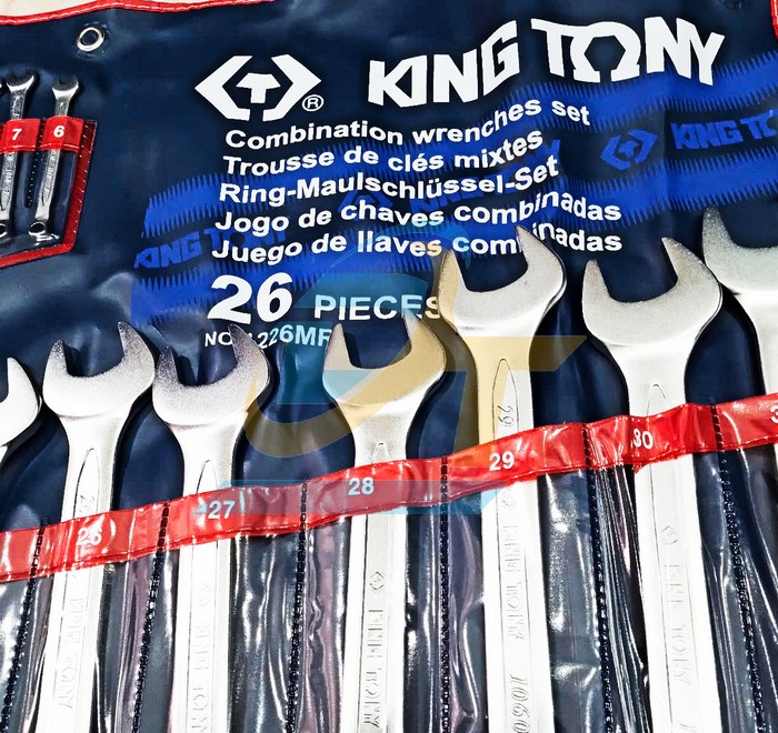 Bộ cờ l&ecirc; v&ograve;ng miệng 26 chi tiết 6-32mm Kingtony 1226MR 1226MR KingTony | Gi&aacute; rẻ nhất - C&ocirc;ng Ty TNHH Thương Mại Dịch Vụ Đạt T&acirc;m