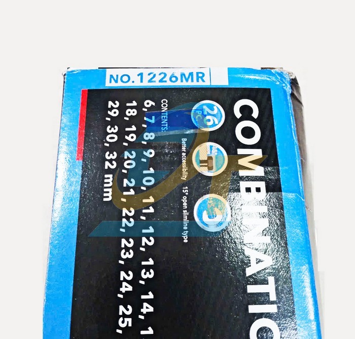 Bộ cờ l&ecirc; v&ograve;ng miệng 26 chi tiết 6-32mm Kingtony 1226MR 1226MR KingTony | Gi&aacute; rẻ nhất - C&ocirc;ng Ty TNHH Thương Mại Dịch Vụ Đạt T&acirc;m
