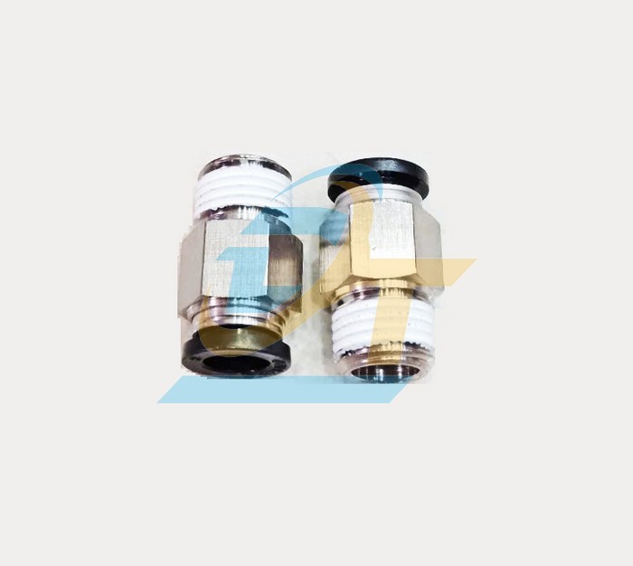 Đầu nối hơi thẳng ren ngo&agrave;i 13 ống 8 Airtac PC802D PC802D Airtac | Gi&aacute; rẻ nhất - C&ocirc;ng Ty TNHH Thương Mại Dịch Vụ Đạt T&acirc;m