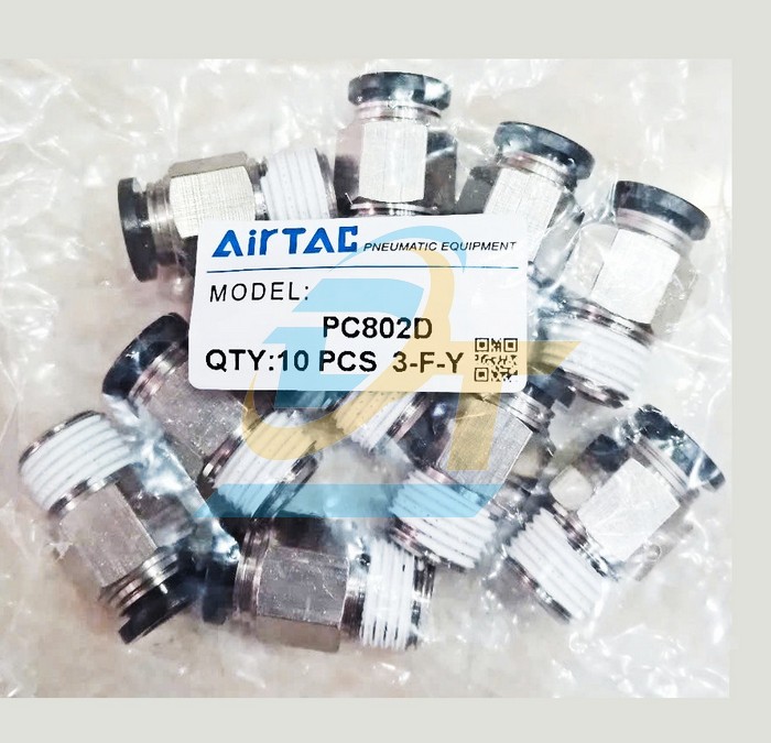 Đầu nối hơi thẳng ren ngo&agrave;i 13 ống 8 Airtac PC802D PC802D Airtac | Gi&aacute; rẻ nhất - C&ocirc;ng Ty TNHH Thương Mại Dịch Vụ Đạt T&acirc;m