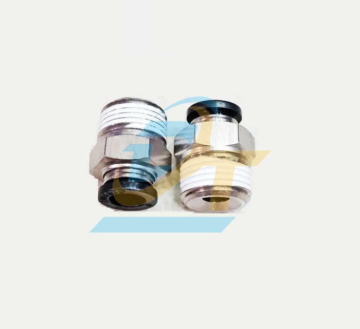 Đầu nối hơi thẳng ren ngo&agrave;i 17 ống 8 Airtac PC803D PC803D Airtac | Gi&aacute; rẻ nhất - C&ocirc;ng Ty TNHH Thương Mại Dịch Vụ Đạt T&acirc;m