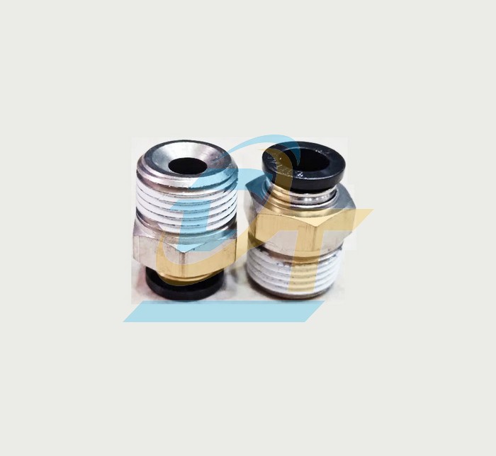Đầu nối hơi thẳng ren ngo&agrave;i 17 ống 8 Airtac PC803D PC803D Airtac | Gi&aacute; rẻ nhất - C&ocirc;ng Ty TNHH Thương Mại Dịch Vụ Đạt T&acirc;m
