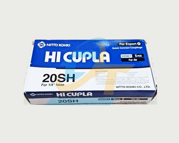 Khớp nối nhanh kh&iacute; n&eacute;n Cupla Nitto-Kohki 20SH 20SH NITTO-KOHKI | Gi&aacute; rẻ nhất - C&ocirc;ng Ty TNHH Thương Mại Dịch Vụ Đạt T&acirc;m