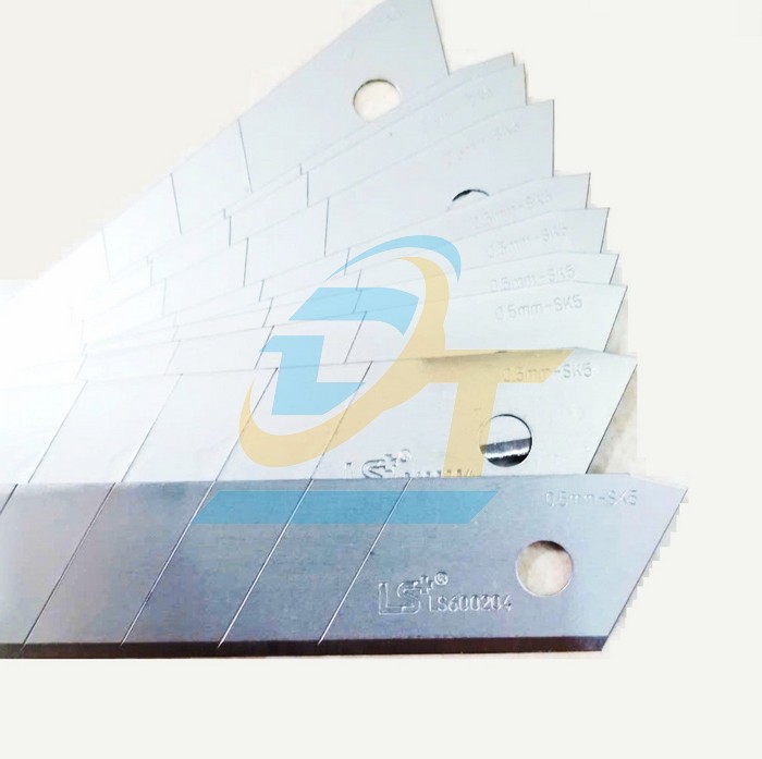 Lưỡi dao rọc giấy th&eacute;p SK5 0.5x18x110mm LS+ LS600204  LS+ | Gi&aacute; rẻ nhất - C&ocirc;ng Ty TNHH Thương Mại Dịch Vụ Đạt T&acirc;m