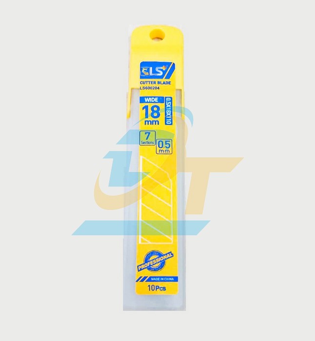 Lưỡi dao rọc giấy th&eacute;p SK5 0.5x18x110mm LS+ LS600204  LS+ | Gi&aacute; rẻ nhất - C&ocirc;ng Ty TNHH Thương Mại Dịch Vụ Đạt T&acirc;m