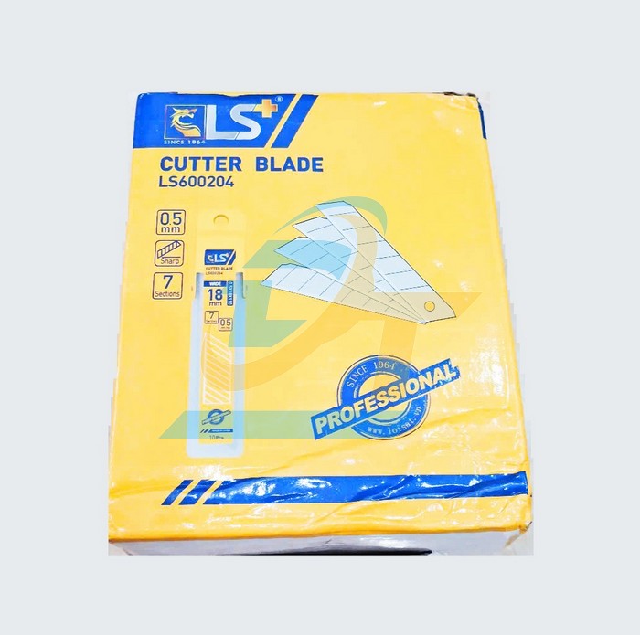 Lưỡi dao rọc giấy th&eacute;p SK5 0.5x18x110mm LS+ LS600204  LS+ | Gi&aacute; rẻ nhất - C&ocirc;ng Ty TNHH Thương Mại Dịch Vụ Đạt T&acirc;m