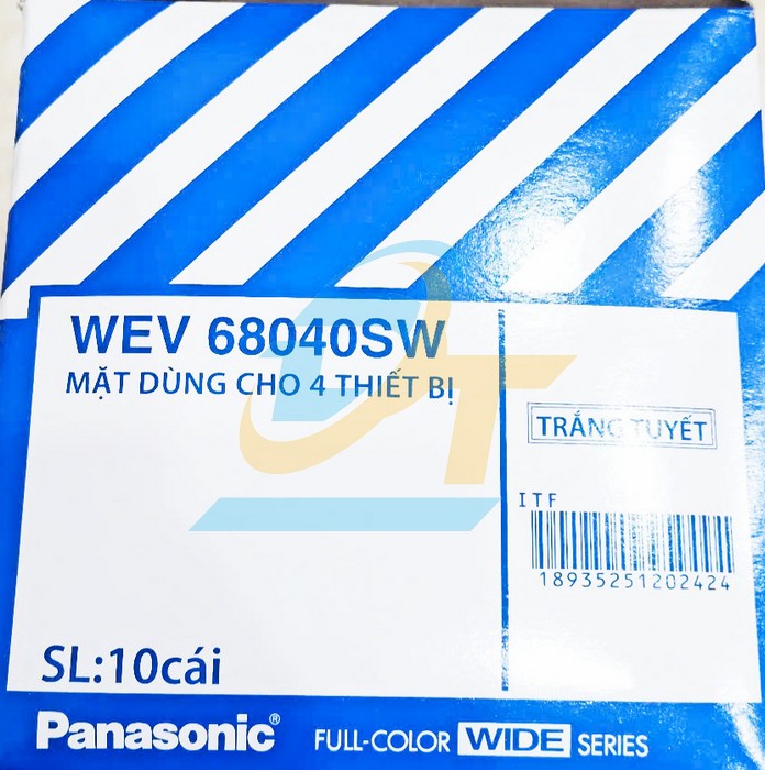 Mặt d&ugrave;ng cho 4 thiết bị Panasonic Wide WEV68040SW WEV68040SW Panasonic | Gi&aacute; rẻ nhất - C&ocirc;ng Ty TNHH Thương Mại Dịch Vụ Đạt T&acirc;m