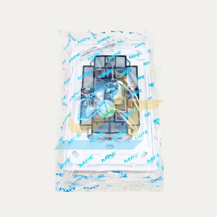 Ổ cắm đ&ocirc;i 3 chấu đế liền 16A MPE A20UES2N  MPE | Gi&aacute; rẻ nhất - C&ocirc;ng Ty TNHH Thương Mại Dịch Vụ Đạt T&acirc;m