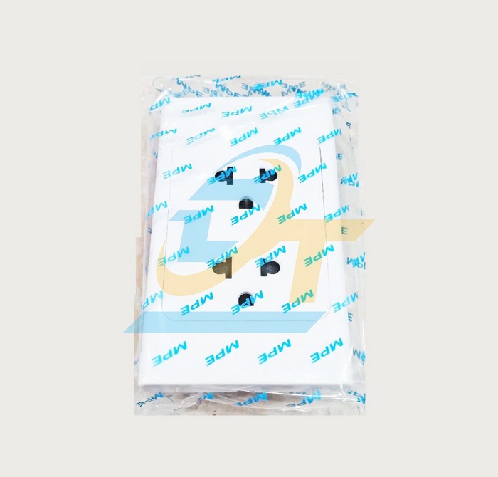 Ổ cắm đ&ocirc;i 3 chấu đế liền 16A MPE A20UES2N  MPE | Gi&aacute; rẻ nhất - C&ocirc;ng Ty TNHH Thương Mại Dịch Vụ Đạt T&acirc;m