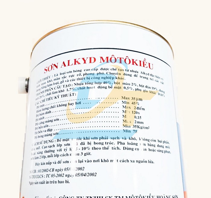 Sơn dầu Alkyd b&oacute;ng m&agrave;u 3390 Motokieu - Th&ugrave;ng 3kg  MOTOKAWA | Gi&aacute; rẻ nhất - C&ocirc;ng Ty TNHH Thương Mại Dịch Vụ Đạt T&acirc;m