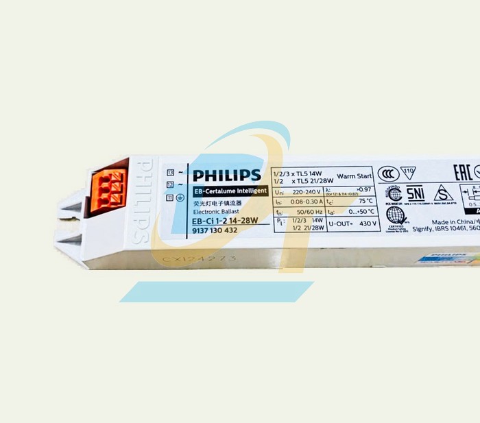 Tăng ph&ocirc; (Ballast) điện tử TL5 220-240V Philips EB-Ci 1-2 14-28W  Philips | Gi&aacute; rẻ nhất - C&ocirc;ng Ty TNHH Thương Mại Dịch Vụ Đạt T&acirc;m