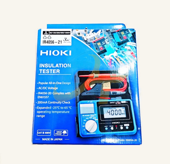 Thiết bị đo điện trở c&aacute;ch điện Hioki IR4056-21  Hioki | Gi&aacute; rẻ nhất - C&ocirc;ng Ty TNHH Thương Mại Dịch Vụ Đạt T&acirc;m