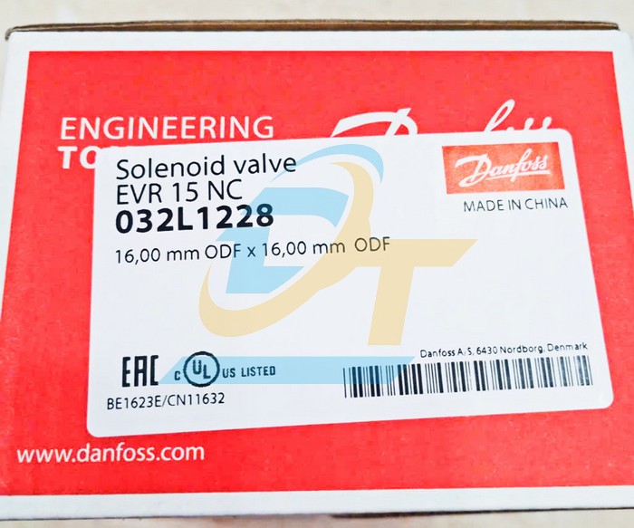 Van điện từ EVR 15 NC 16mm Danfoss 032L1228  DANFOSS | Gi&aacute; rẻ nhất - C&ocirc;ng Ty TNHH Thương Mại Dịch Vụ Đạt T&acirc;m
