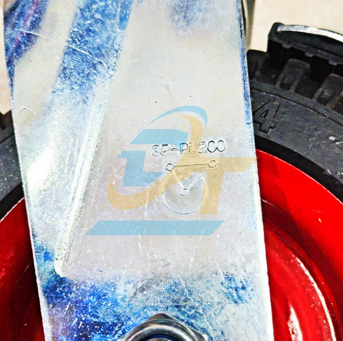 B&aacute;nh xe đẩy cao su m&acirc;m sắt c&oacute; kh&oacute;a 200x50 c&agrave;ng xoay  VietNam | Gi&aacute; rẻ nhất - C&ocirc;ng Ty TNHH Thương Mại Dịch Vụ Đạt T&acirc;m