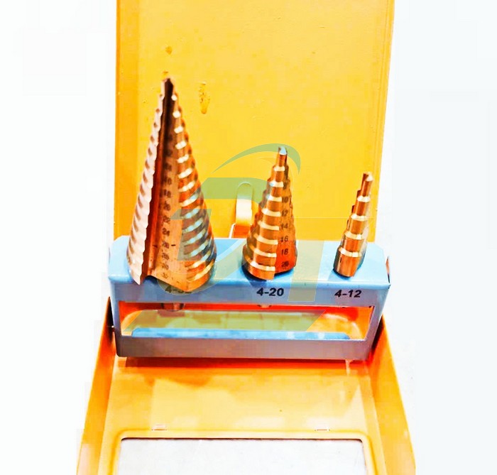 Bộ 3 mũi khoan bước Titanium HSS 4-32mm Tolsen 75878  Tolsen | Gi&aacute; rẻ nhất - C&ocirc;ng Ty TNHH Thương Mại Dịch Vụ Đạt T&acirc;m