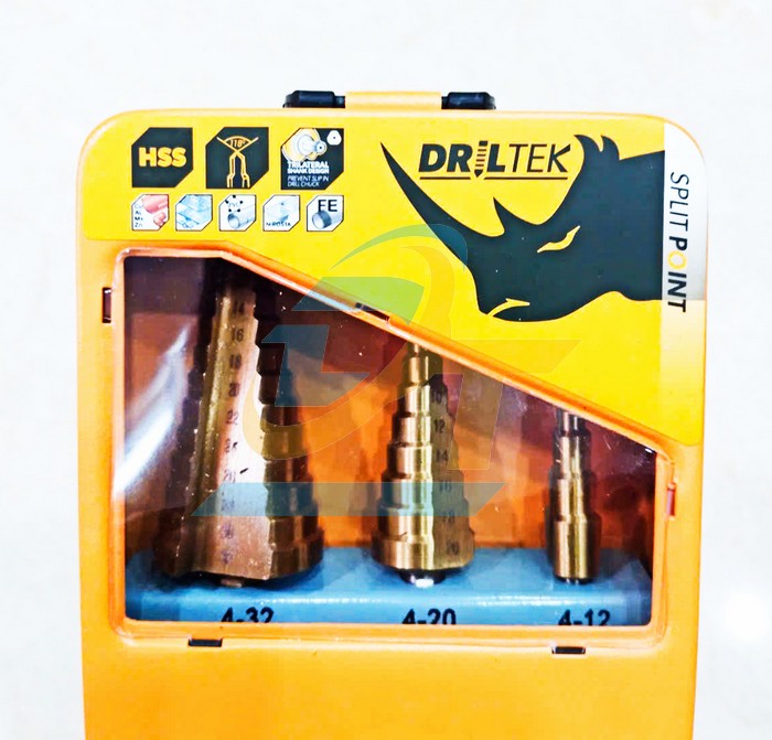 Bộ 3 mũi khoan bước Titanium HSS 4-32mm Tolsen 75878  Tolsen | Gi&aacute; rẻ nhất - C&ocirc;ng Ty TNHH Thương Mại Dịch Vụ Đạt T&acirc;m