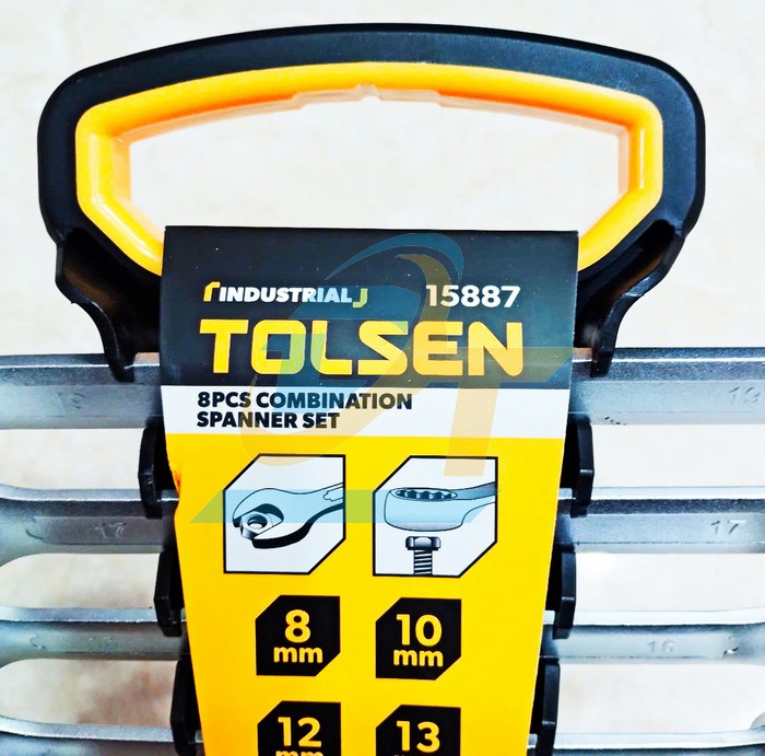 Bộ cờ l&ecirc; v&ograve;ng miệng 8 chi tiết 8-19mm Tolsen 15887  Tolsen | Gi&aacute; rẻ nhất - C&ocirc;ng Ty TNHH Thương Mại Dịch Vụ Đạt T&acirc;m