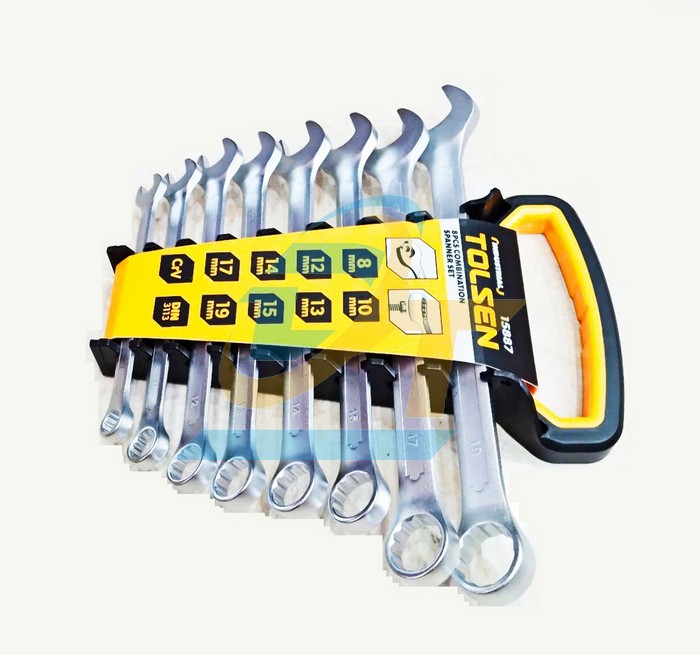 Bộ cờ l&ecirc; v&ograve;ng miệng 8 chi tiết 8-19mm Tolsen 15887  Tolsen | Gi&aacute; rẻ nhất - C&ocirc;ng Ty TNHH Thương Mại Dịch Vụ Đạt T&acirc;m