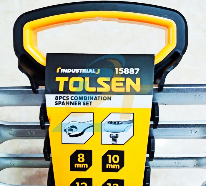 Bộ cờ l&ecirc; v&ograve;ng miệng 8 chi tiết 8-19mm Tolsen 15887  Tolsen | Gi&aacute; rẻ nhất - C&ocirc;ng Ty TNHH Thương Mại Dịch Vụ Đạt T&acirc;m