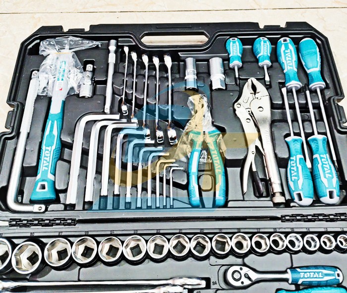 Bộ đồ nghề cầm tay 142 chi tiết Total THKTHP21426  Total | Gi&aacute; rẻ nhất - C&ocirc;ng Ty TNHH Thương Mại Dịch Vụ Đạt T&acirc;m