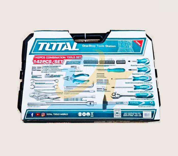 Bộ đồ nghề cầm tay 142 chi tiết Total THKTHP21426  Total | Gi&aacute; rẻ nhất - C&ocirc;ng Ty TNHH Thương Mại Dịch Vụ Đạt T&acirc;m