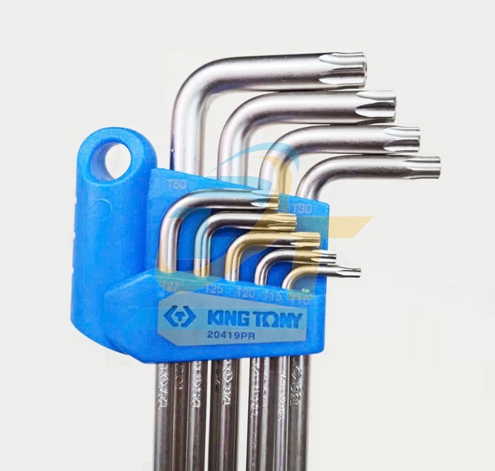 Bộ lục gi&aacute;c sao c&oacute; lỗ 9 chi tiết T10-T50 Kingtony 20419PR  KingTony | Gi&aacute; rẻ nhất - C&ocirc;ng Ty TNHH Thương Mại Dịch Vụ Đạt T&acirc;m