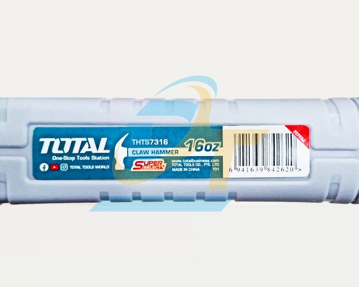 B&uacute;a nhổ đinh 450g Total THTS7316  Total | Gi&aacute; rẻ nhất - C&ocirc;ng Ty TNHH Thương Mại Dịch Vụ Đạt T&acirc;m