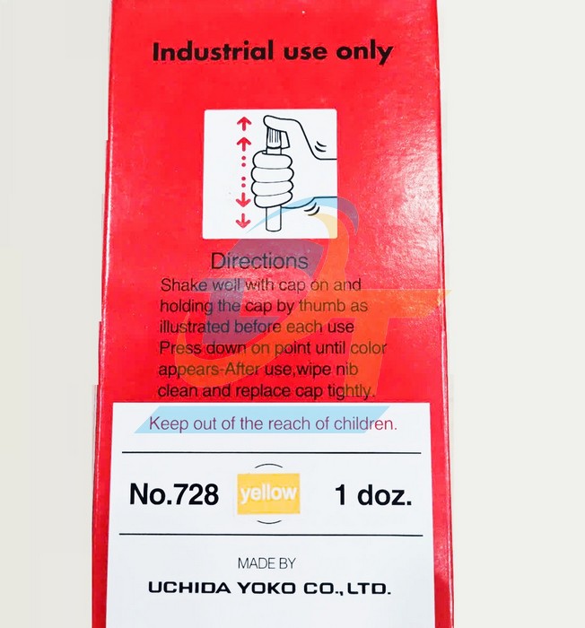 B&uacute;t sơn Marvy Industrial Paint Marker 728 2mm - M&agrave;u v&agrave;ng  MarvyUchida | Gi&aacute; rẻ nhất - C&ocirc;ng Ty TNHH Thương Mại Dịch Vụ Đạt T&acirc;m