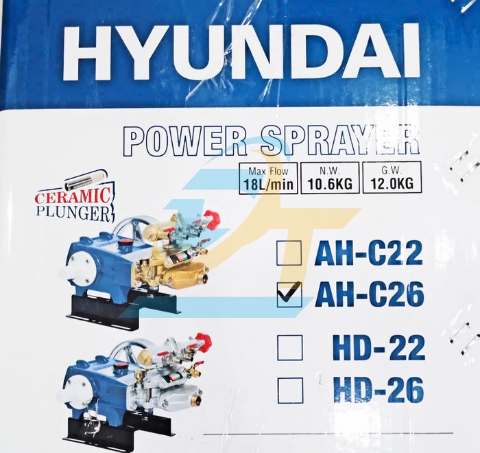 Đầu bơm rửa xe p&iacute;t t&ocirc;ng sứ 1HP Hyundai AH-C26  HYUNDAI | Gi&aacute; rẻ nhất - C&ocirc;ng Ty TNHH Thương Mại Dịch Vụ Đạt T&acirc;m