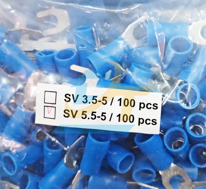 Đầu cos chỉa chữ Y SV 5.5-5 bọc nhựa  VietNam | Gi&aacute; rẻ nhất - C&ocirc;ng Ty TNHH Thương Mại Dịch Vụ Đạt T&acirc;m