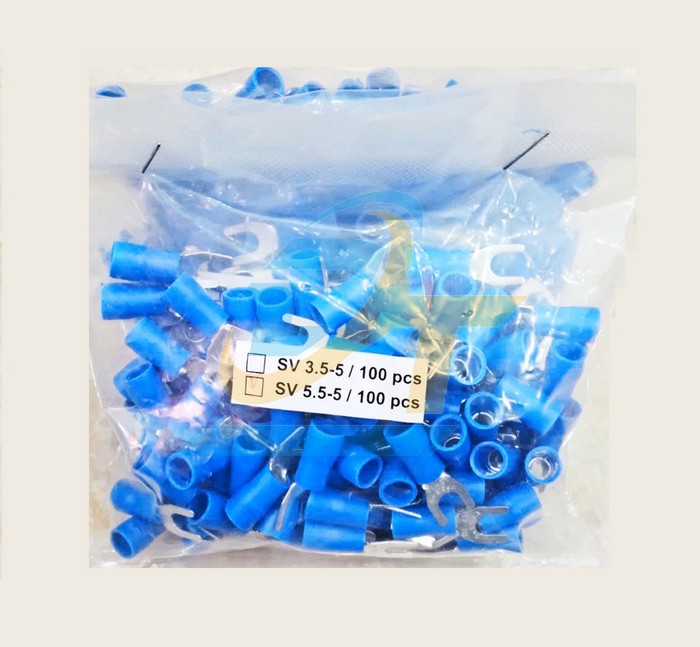 Đầu cos chỉa chữ Y SV 5.5-5 bọc nhựa  VietNam | Gi&aacute; rẻ nhất - C&ocirc;ng Ty TNHH Thương Mại Dịch Vụ Đạt T&acirc;m