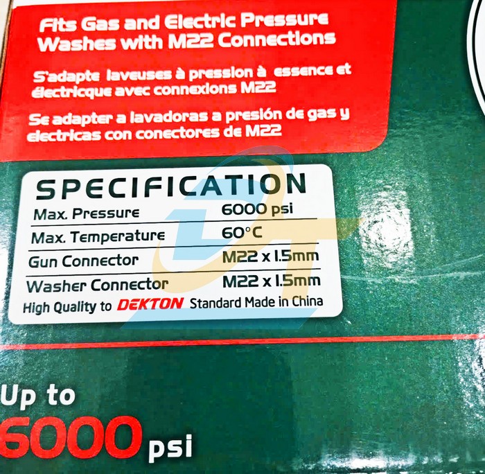 D&acirc;y m&aacute;y rửa xe mini Dekton 15M  DEKTON | Gi&aacute; rẻ nhất - C&ocirc;ng Ty TNHH Thương Mại Dịch Vụ Đạt T&acirc;m