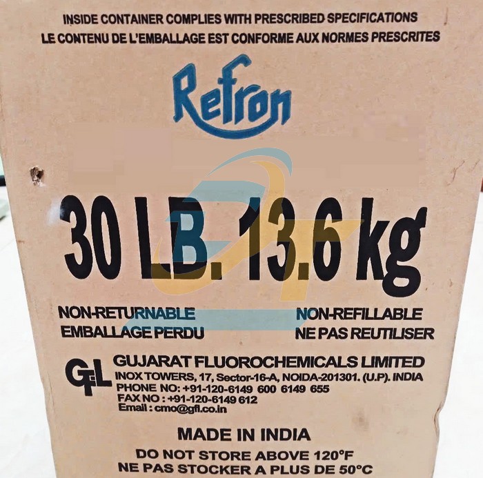 Gas lạnh R22 Refron 13.6kg  REFRON | Gi&aacute; rẻ nhất - C&ocirc;ng Ty TNHH Thương Mại Dịch Vụ Đạt T&acirc;m