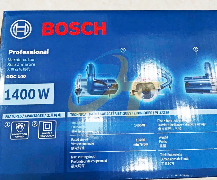 M&aacute;y cắt gạch 1400W Bosch GDC140 GDC140 Bosch | Gi&aacute; rẻ nhất - C&ocirc;ng Ty TNHH Thương Mại Dịch Vụ Đạt T&acirc;m