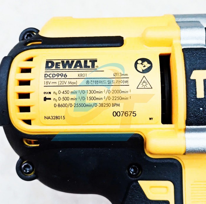 M&aacute;y khoan d&ugrave;ng pin 18V Dewalt DCD996 (Chưa gồm pin sạc)  DEWALT | Gi&aacute; rẻ nhất - C&ocirc;ng Ty TNHH Thương Mại Dịch Vụ Đạt T&acirc;m