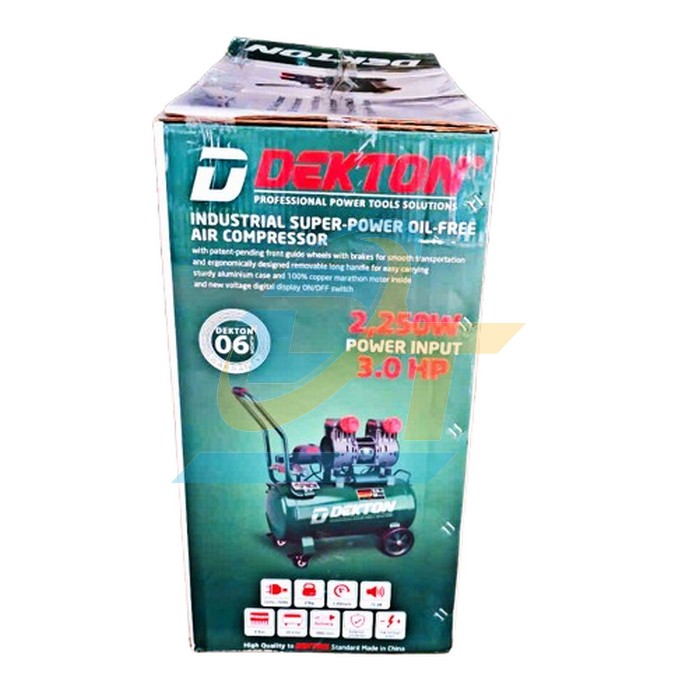 M&aacute;y n&eacute;n kh&iacute; kh&ocirc;ng dầu 50L 3HP 2250W Dekton DK-AC6950PLUS  DEKTON | Gi&aacute; rẻ nhất - C&ocirc;ng Ty TNHH Thương Mại Dịch Vụ Đạt T&acirc;m
