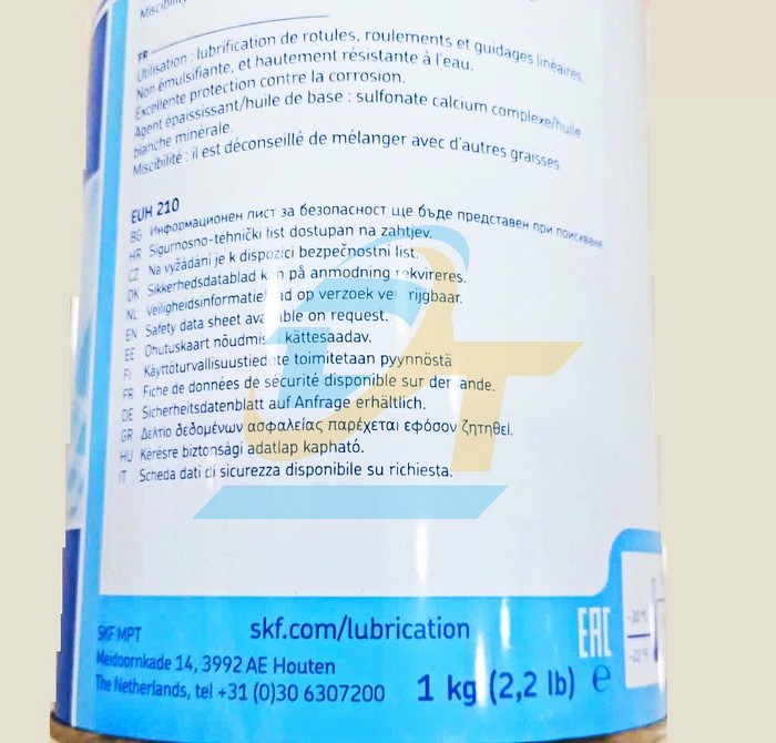 Mỡ b&ocirc;i trơn d&agrave;nh cho ng&agrave;nh thực phẩm SKF LGFG 2/1 (1kg)  SKF | Gi&aacute; rẻ nhất - C&ocirc;ng Ty TNHH Thương Mại Dịch Vụ Đạt T&acirc;m