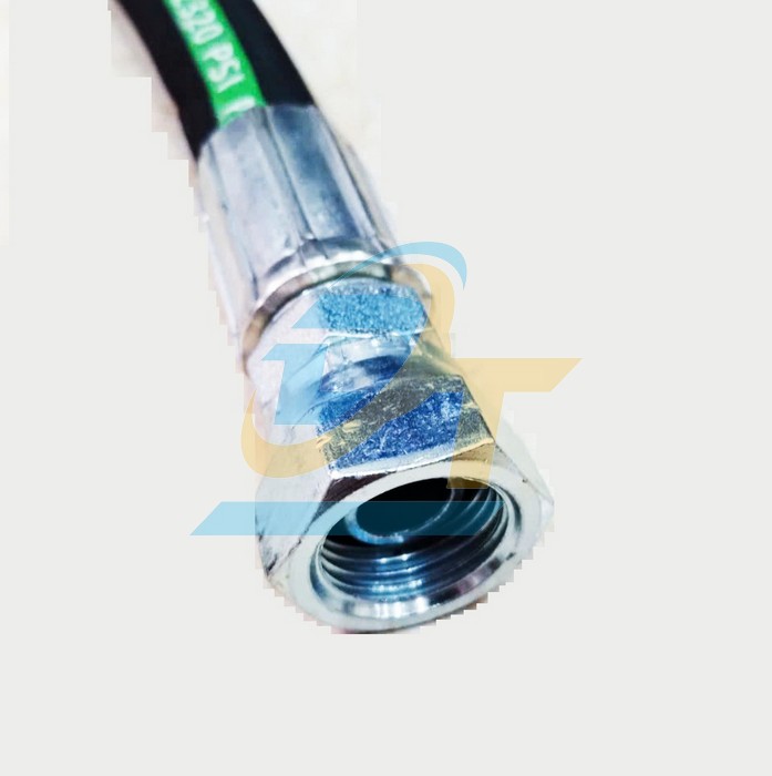 Ống tuy &ocirc; thủy lực 1 lớp bố 1/2"x440mm bấm 2 đầu ren trong 21 c&ocirc;n lồi  VietNam | Gi&aacute; rẻ nhất - C&ocirc;ng Ty TNHH Thương Mại Dịch Vụ Đạt T&acirc;m