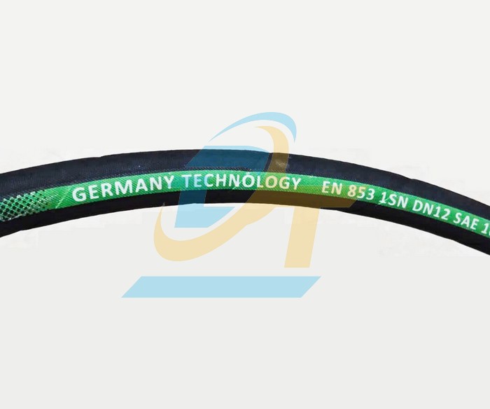 Ống tuy &ocirc; thủy lực 1 lớp bố 1/2"x440mm bấm 2 đầu ren trong 21 c&ocirc;n lồi  VietNam | Gi&aacute; rẻ nhất - C&ocirc;ng Ty TNHH Thương Mại Dịch Vụ Đạt T&acirc;m